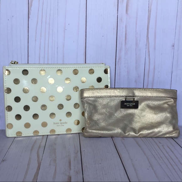 kate spade Handbags - 2 Kate Spade Zip Pouch / Pencil Case / Makeup Bag